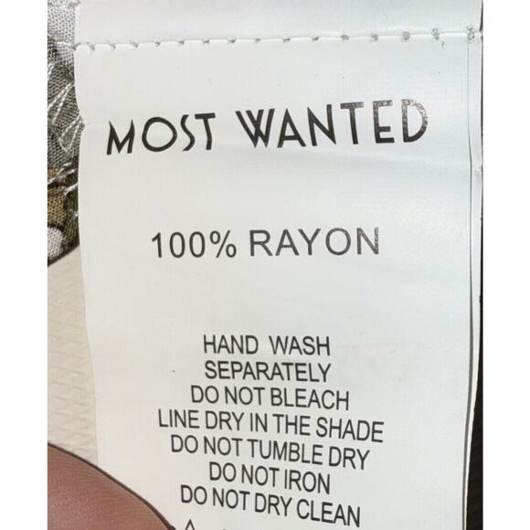 NWT Most Wanted Collection Floral Long Sleeve Top Size Medium - Picture 5 of 8